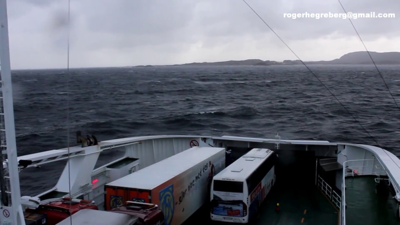 Kuling fra sørvest over Boknafjorden - Fjord1