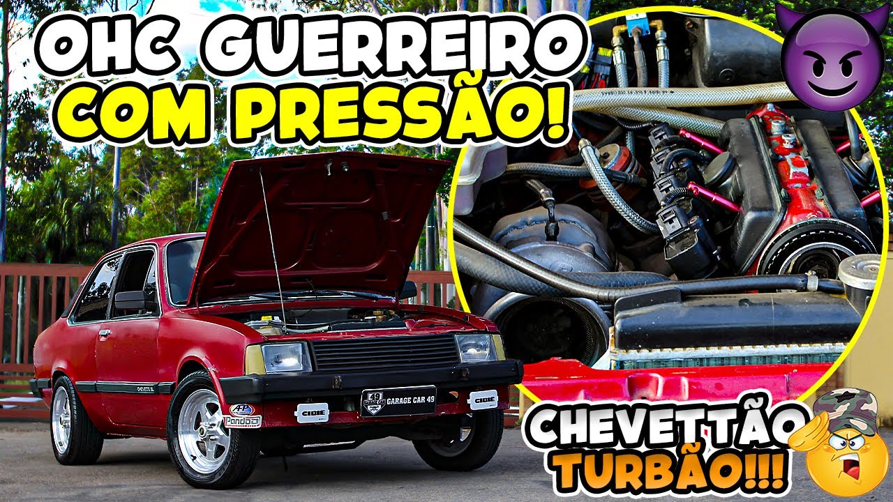 💨CHEVETTE OHC TURBO COM 1KG DE PRESSÃO