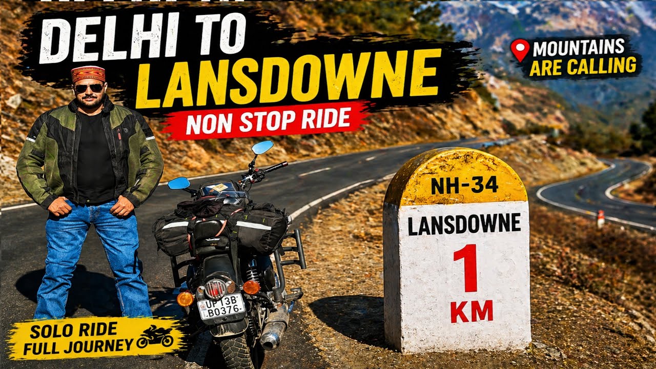 👉 &ldquo;Delhi to Lansdowne in Just 6 Hours 😳 | Classic 350 | Nonstop Solo Ride 🔥&rdquo;