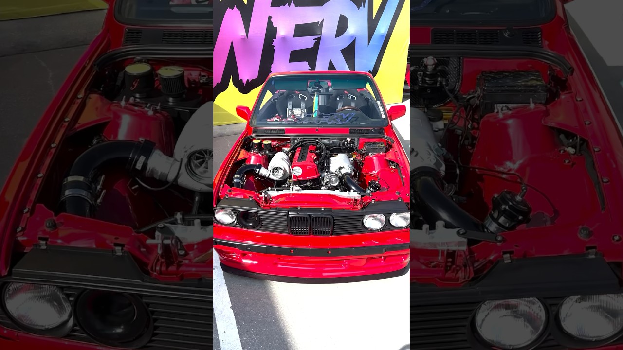 BMW E30 Turbo Swapped K24 #k24 #turbo #e30 #bmw #bmwe30 #honda #s2000 #slammed #e46 #classic #boost