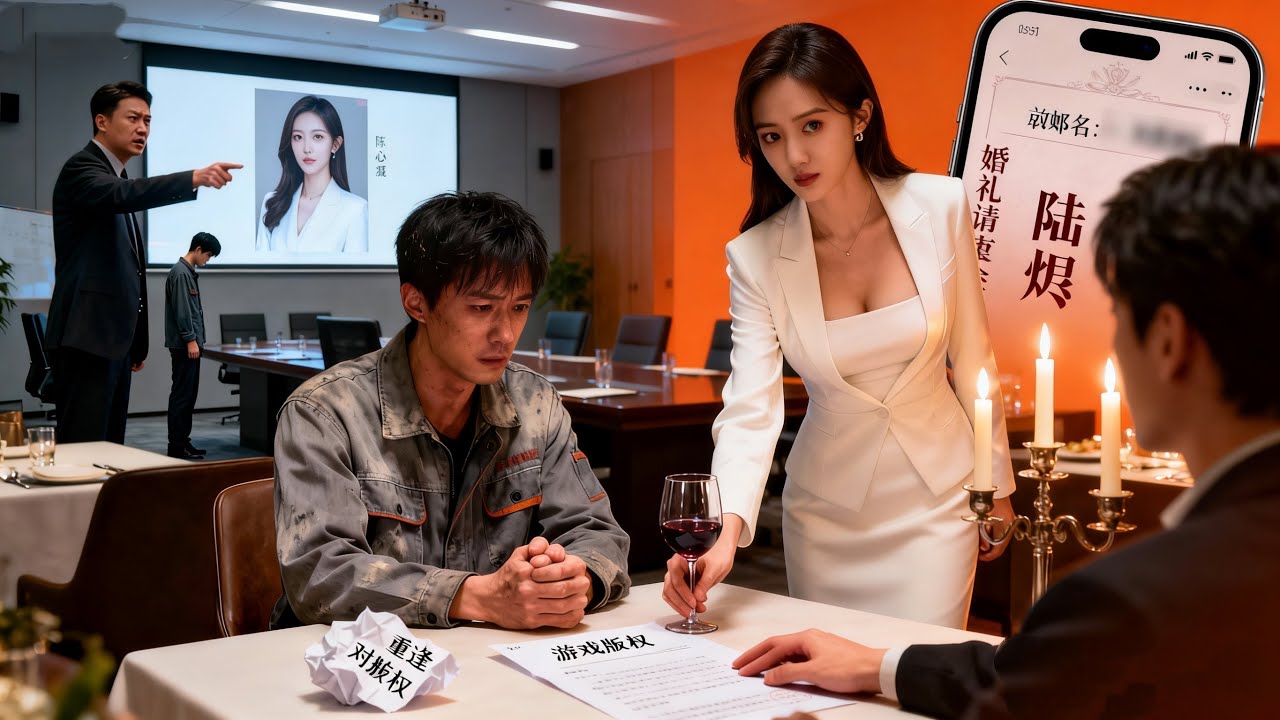 회사 하층부가 결혼식 초대장 받고 충격! 신랑이 본인이고 신부는 사장?!