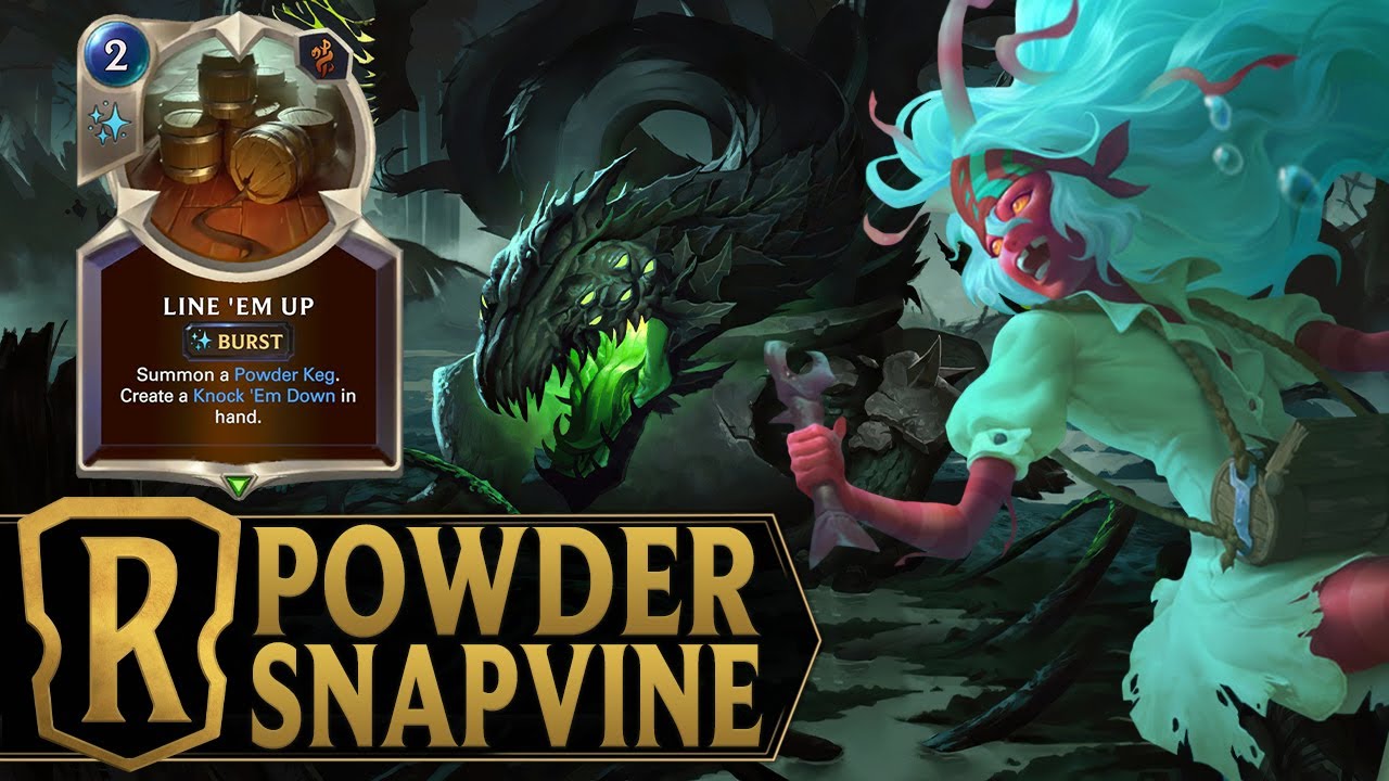 SNAPVINE IS GREAT NOW ! - Kindred TF Mischievous Marai Deck - Legends of Runeterra