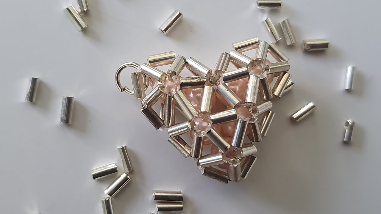 Beaded Heart Cage