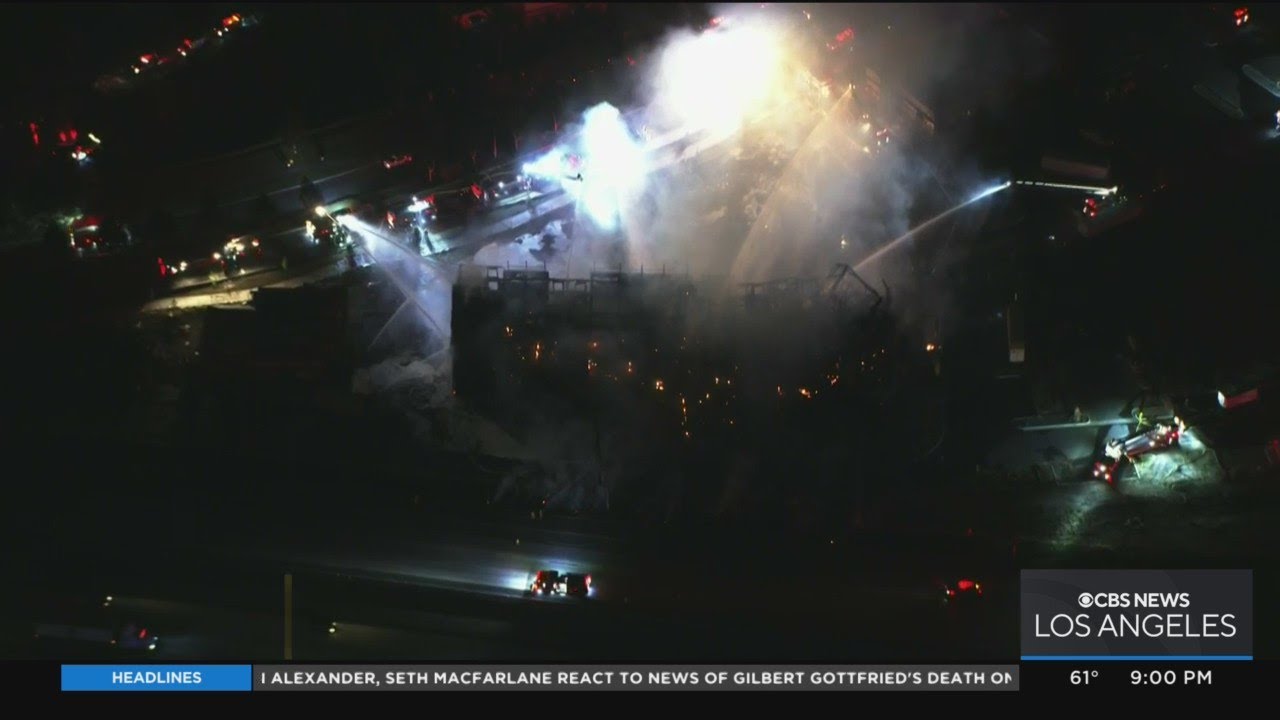 Hotel near Camarillo outlets burns in massive fire