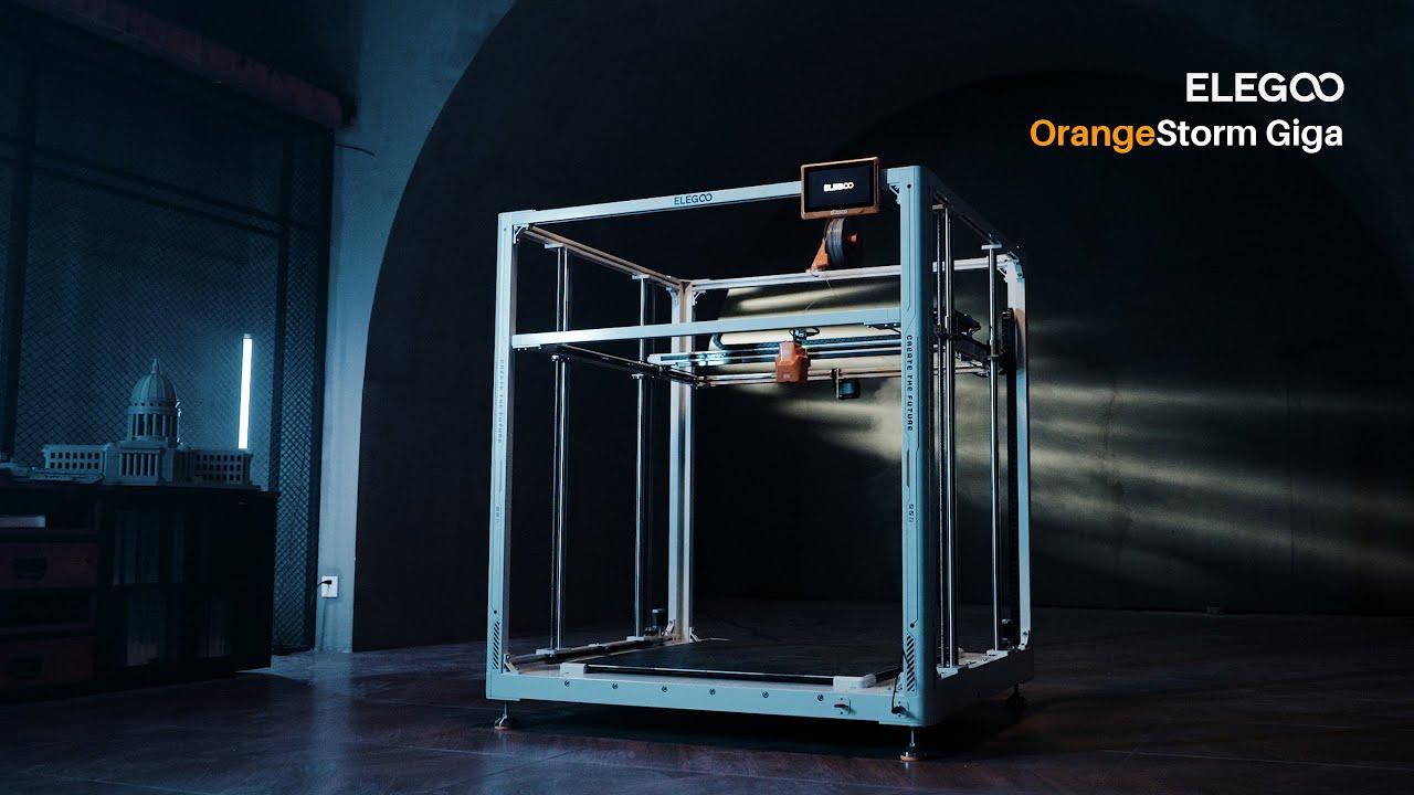 Introducing ELEGOO OrangeStorm Giga: The Gigantic Volume Fast FDM 3D Printer