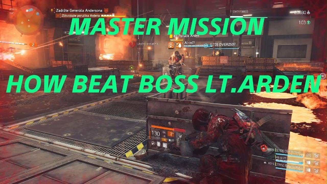 The Division 2_MASTER MISSION - HOW BEAT BOSS LT.ARDEN - Green Water Gun