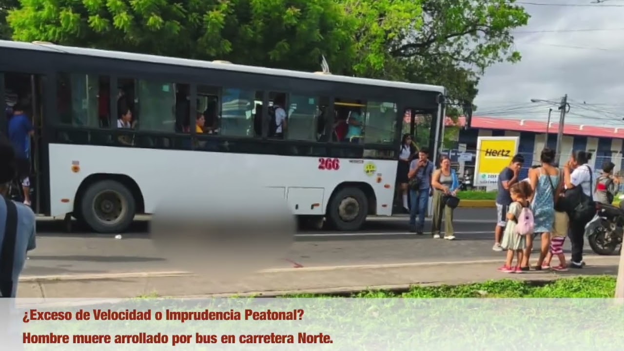 Tragedia en Nicaragua: Mortal atropello en una de las v&iacute;as m&aacute;s transitadas del pa&iacute;s