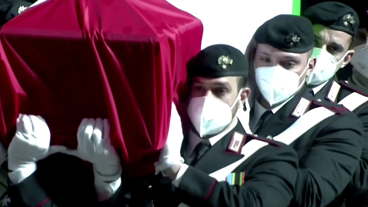 Italy holds state funeral for Congo ambassador