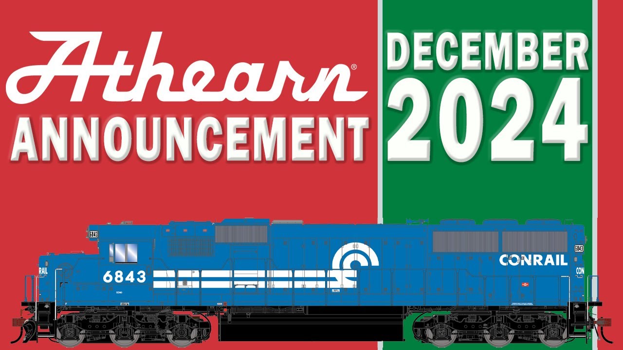 Athearn December 2024 Announcements:  Athearn Genesis EMD SD60