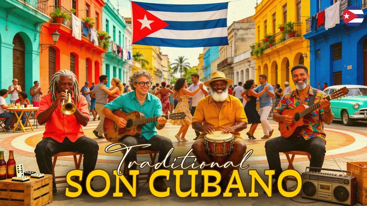 Traditional Cuban Music ~  Havana Street Performance ~ Positive Son Cubano Dance Rhythms