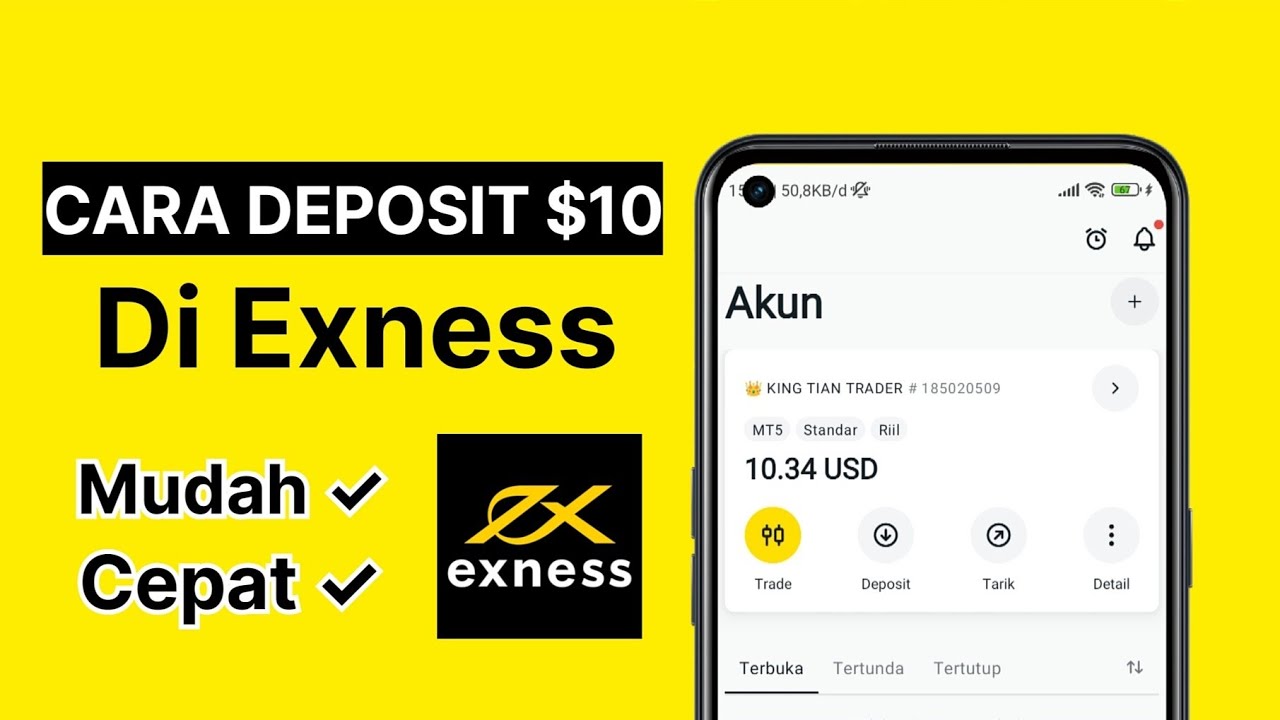 How to Deposit 10 Dollars on Exness