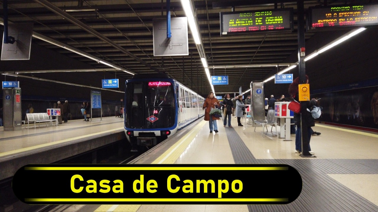 Metro Station Casa de Campo - Madrid 🇪🇸 - Walkthrough 🚶