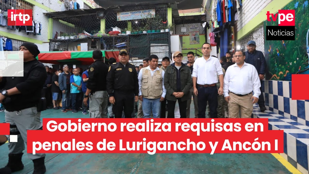 Estado de emergencia en Lima y Callao: presidente José Jerí lideró requisa en el penal de Lurigancho