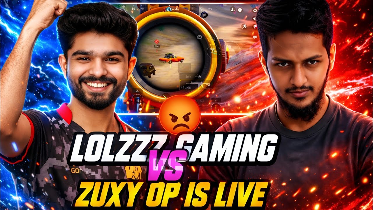 🔥 LolzZz Gaming vs Zuxy OP LIVE 🔴 Epic Showdown | Full Match + Clutch Moments