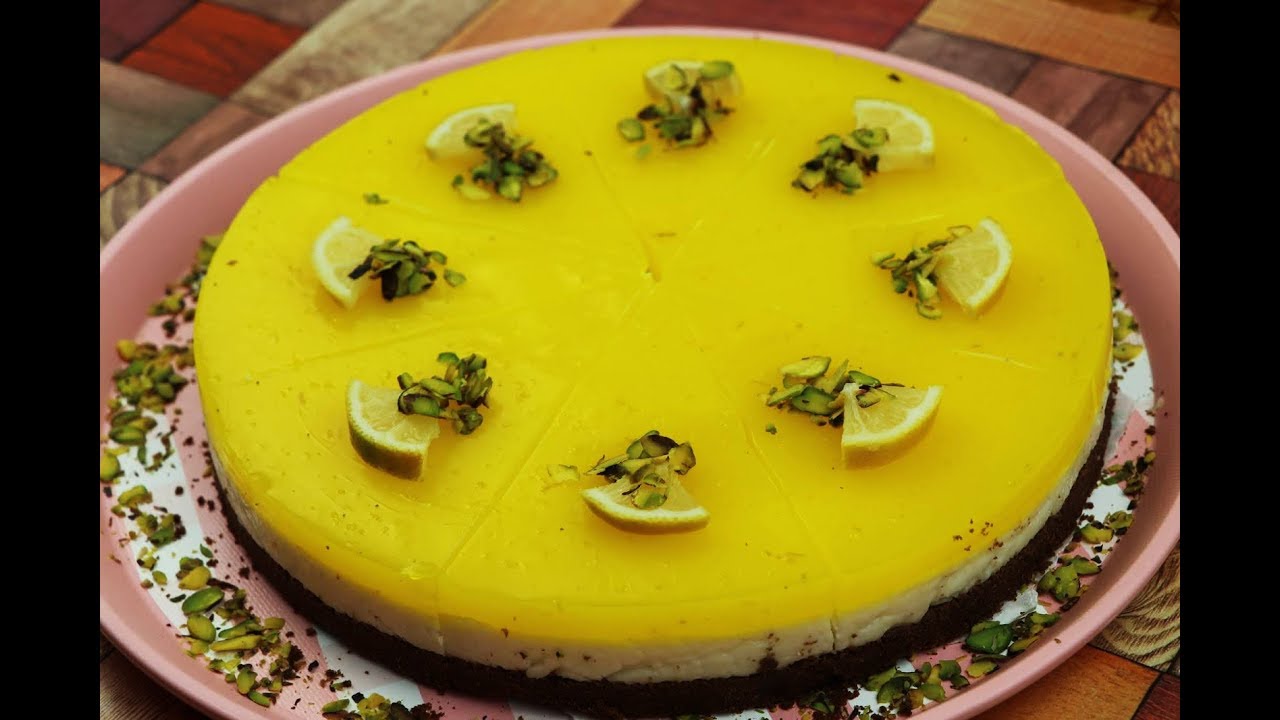 Легкий и быстрый десерт без духовки, со вкусом лимона  حلى سهل وسريع بدون فرن بنكهة الليمون