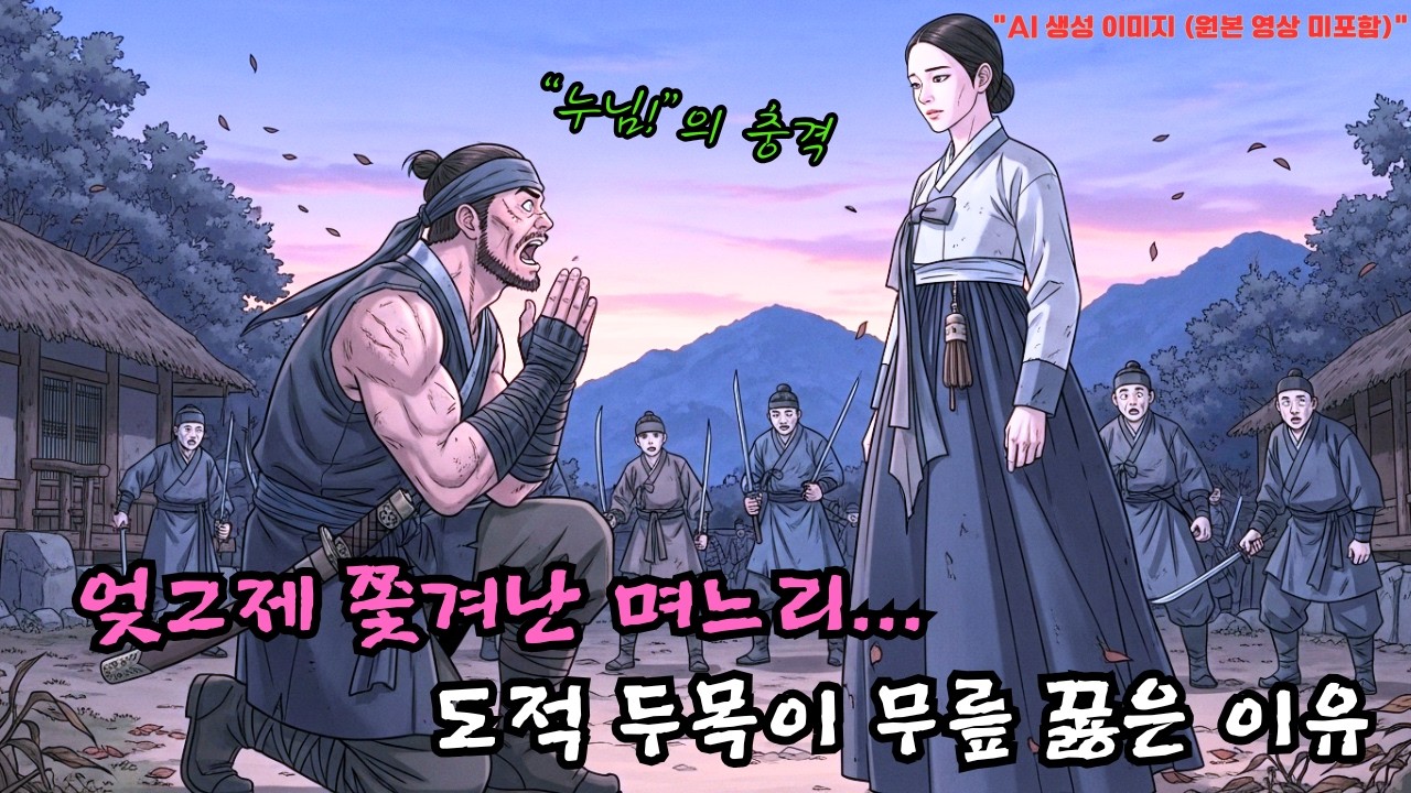 조선 팔도를 뒤흔든 도적떼 두목, 그가 무릎 꿇고 “누님!”이라 부른 여인은 바로 엊그제 쫓겨난 며느리였다 | 조선 |야담