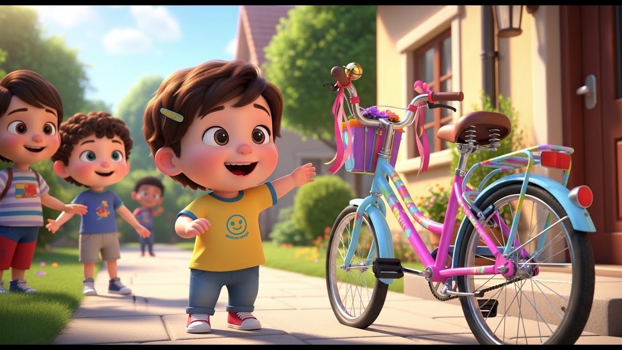 My Little Bicycle Song 🚲✨ | #toddlersongs |#childrensrhyme |#nurseryrhyme |#youtubekids |#kidsrhyme