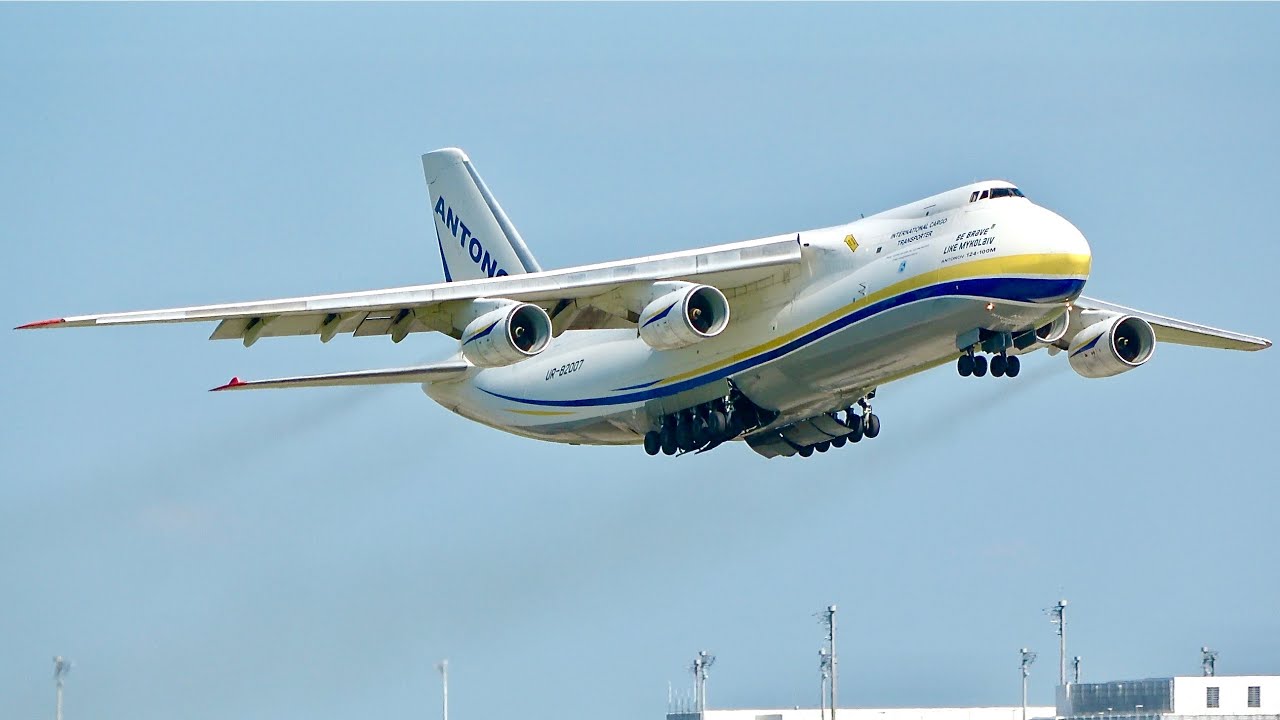 HEAVY DEPARTURE! Antonov Airlines AN-124M Ruslan UR-82007 Arrival and Departure at Munich Airport!