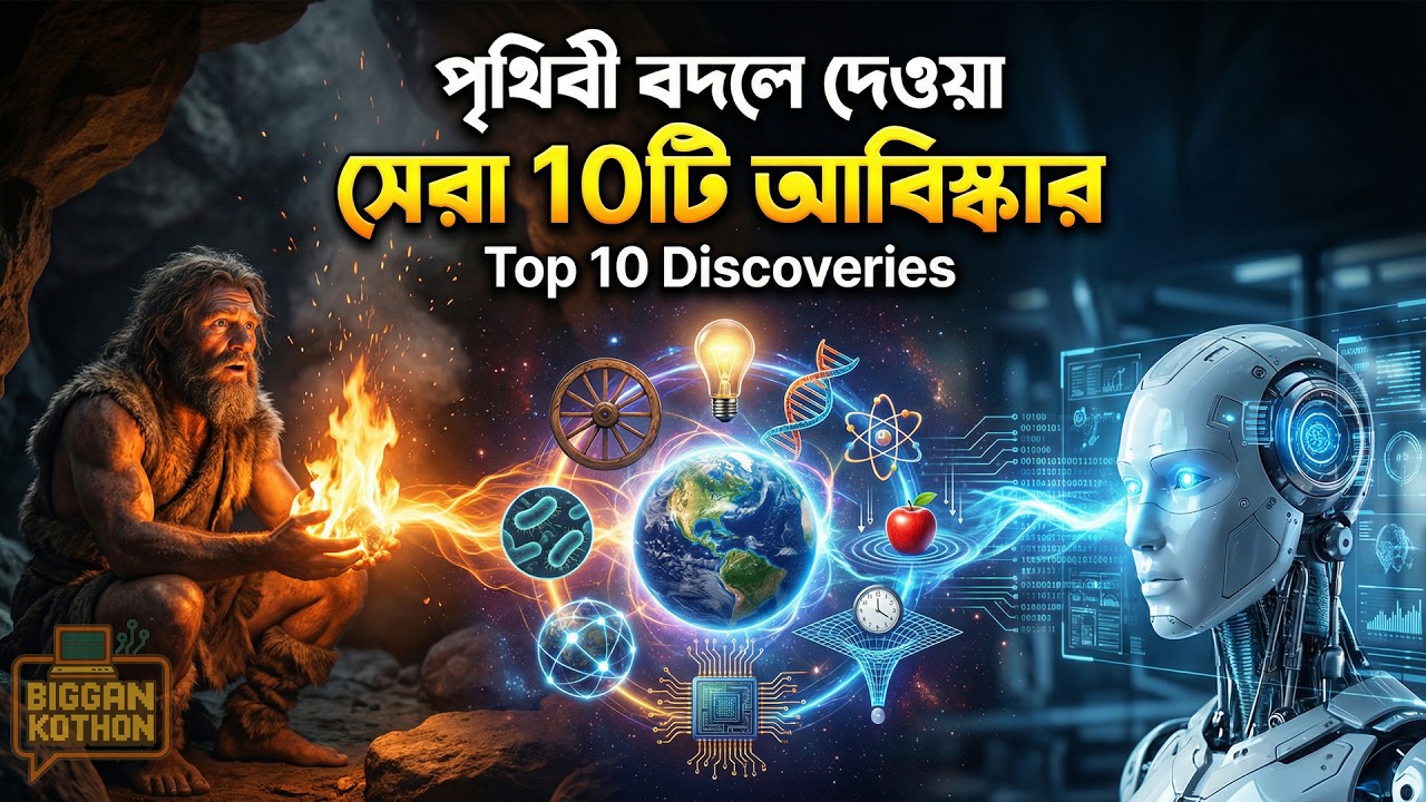 আগুন থেকে AI পর্যন্ত — জীবন বদলে দেওয়া সেরা 10টি বৈজ্ঞানিক আবিষ্কার | Top 10 Scientific Discoveries