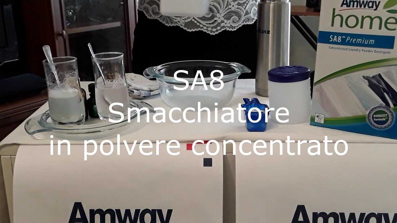 Amway SA8 detersivo in polvere concentrato  SA8 smacchiatore concentrato