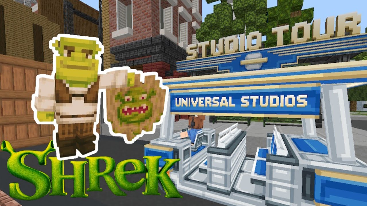 Minecraft Universal Studios Tour (Shrek and Jaws)