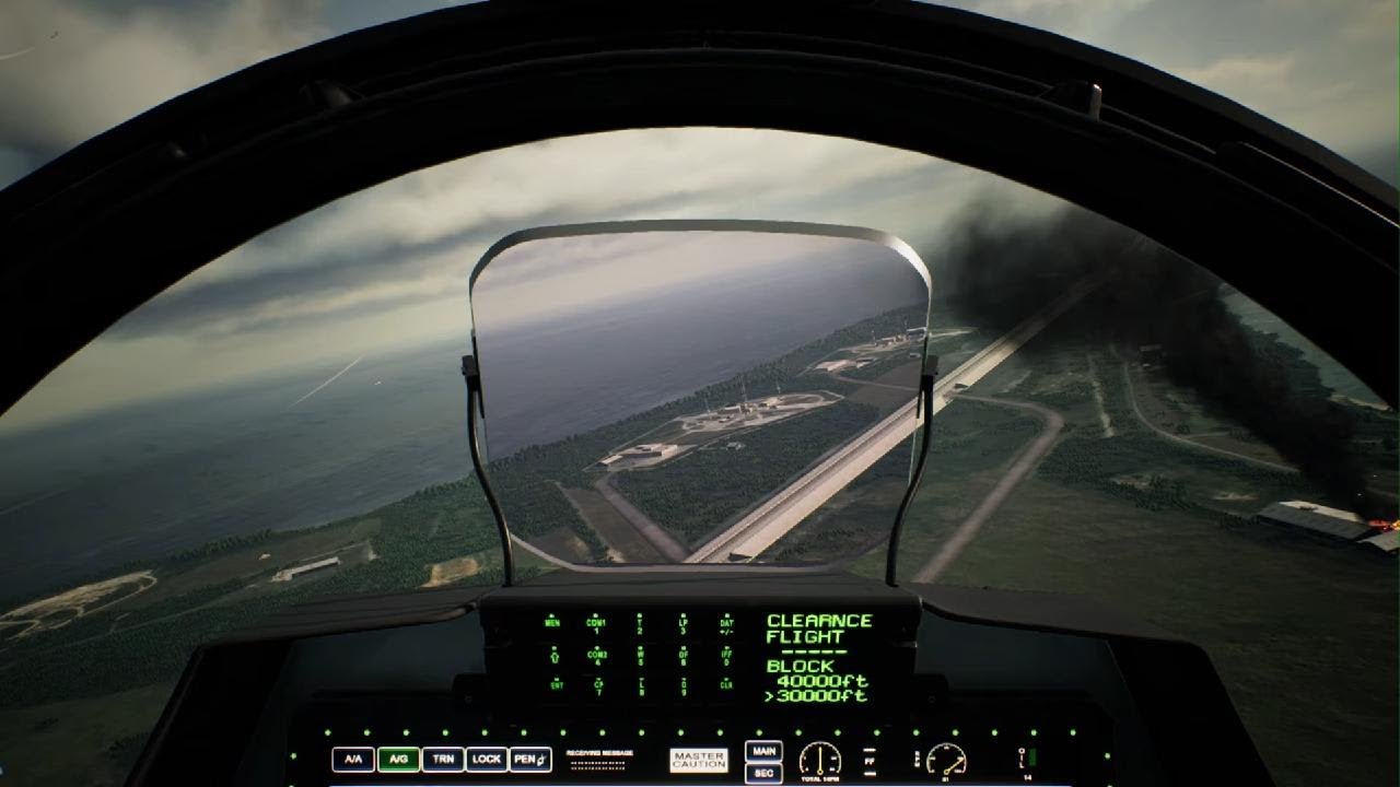 Flying JAS Gripen #4 Ace Combat 7
