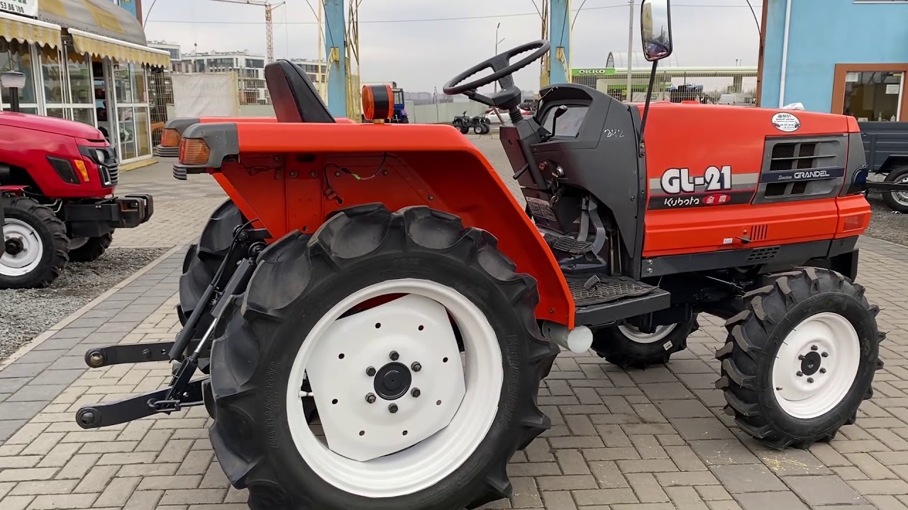 Японський мінітрактор KUBOTA GL 21. Одна з найпопулярніших моделей. Відеоогляд від 