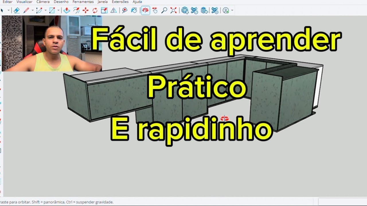 Aprenda a Fazer um Projeto de Cozinha Planejada no SketchUp (Passo a Passo)