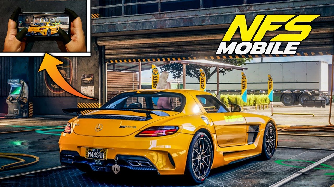 Maxed Out Mercedes SLS AMG Need For Speed Mobile (Hand Cam) Gameplay Online Ranked Races