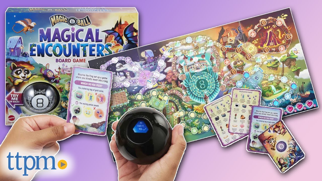 Magic 8 Ball Magical Encounters Board Game