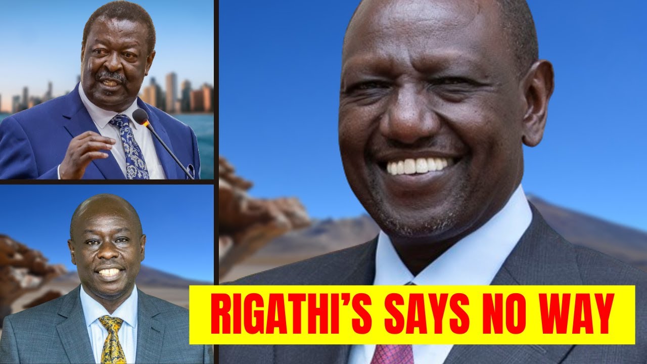 Rigathi Gachagua EXPLODES on Ruto! Bluntly Declines Mudavadi as UDA Deputy Leader Proposal 🔥🔥
