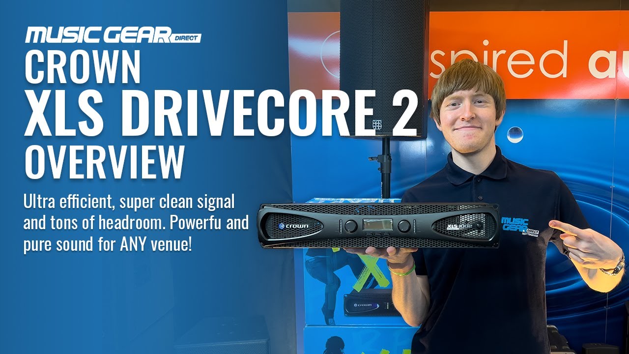 Crown XLS DriveCore 2 Power Amplifiers | Overview