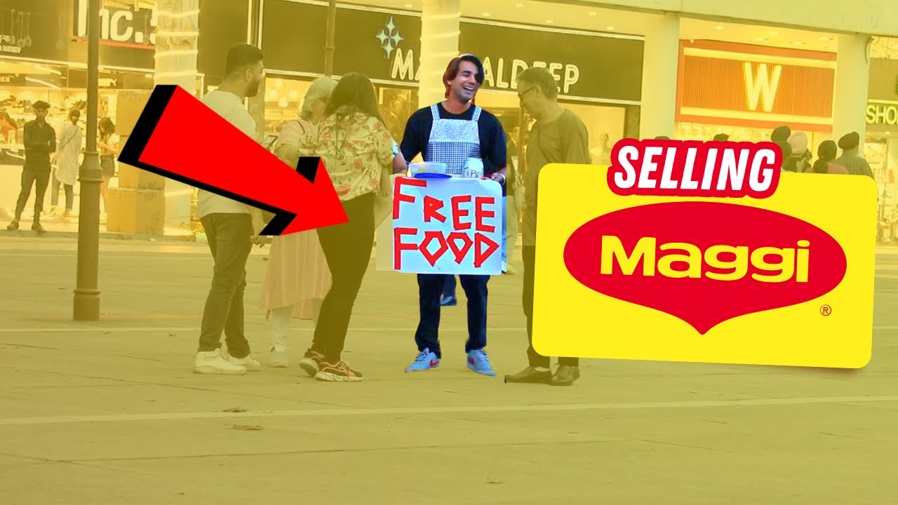 SELLING MAGGI IN PUBLIC WITH MY BROTHER & SISTER CHALLENGE | Rimorav Vlogs