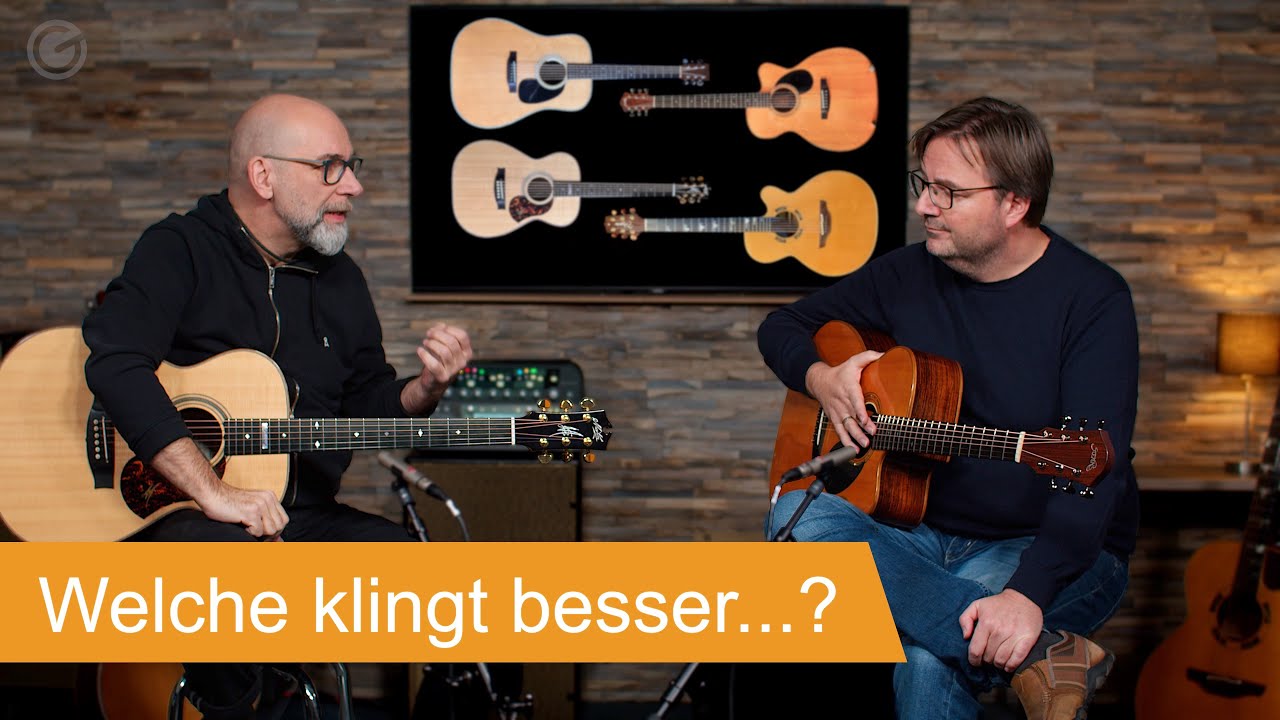 Martin, Maton, Takamine oder Stevens? - Akustik Gitarren Vergleich - SUPERGAIN TV 155