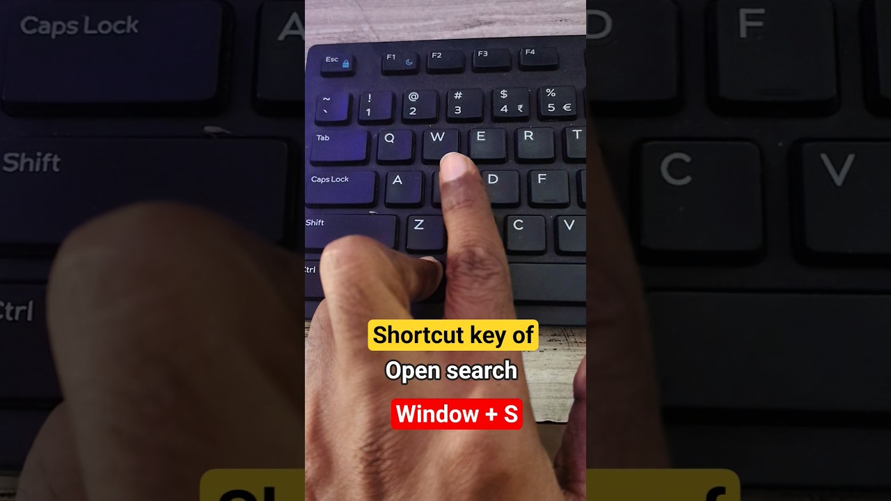 How to open Search option open in laptop | open search baar in computer || #shorts #ytshorts #yt