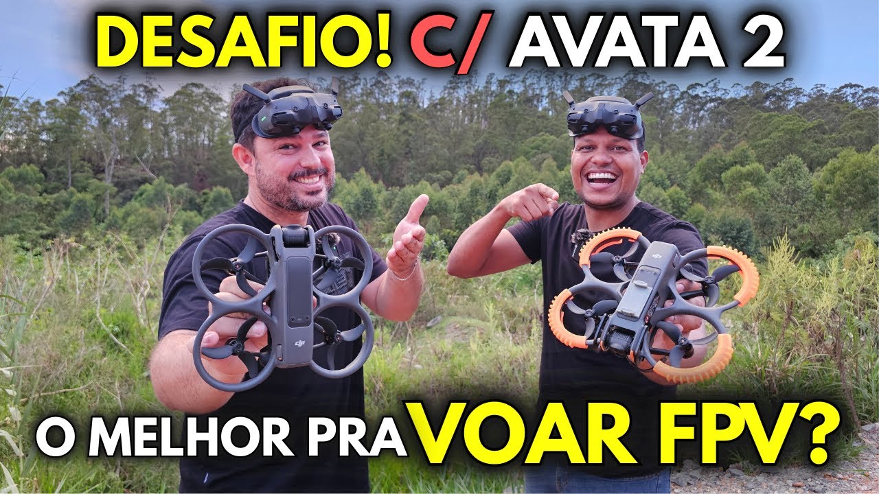 DJI AVATA 2 - O MELHOR DRONE para INICIANTE (FPV)? DESAFIO do voo FPV modo MANUAL
