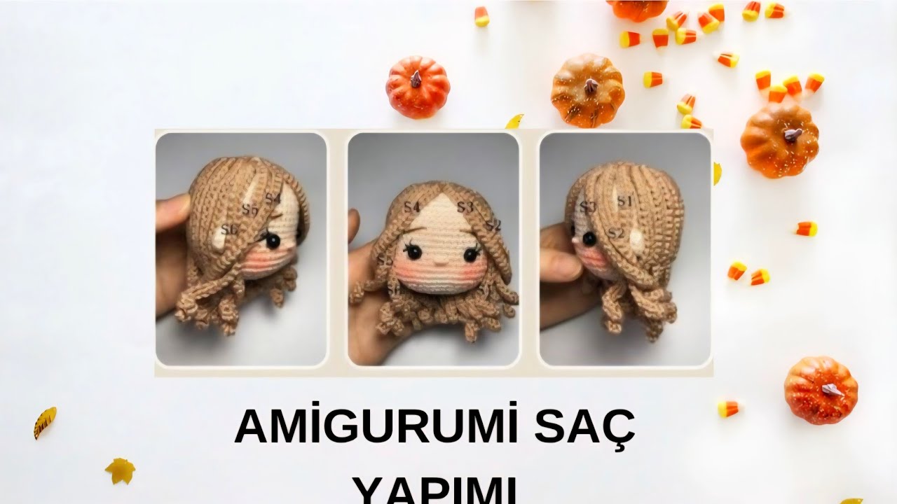 Amigurumi Saç Yapımı #amigurumi #amigurumibebek #amigurumisaç #örgüsaç #amigurumibebeksaçı