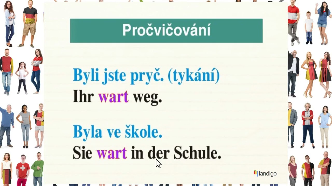 Préteritum (= jednoduchý minulý čas) pomocných sloves: Němčina pro začátečníky