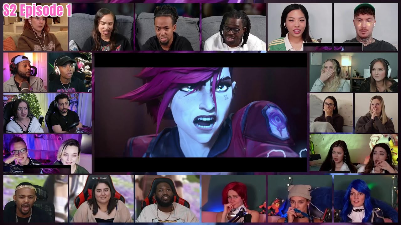 ARCANE Season 2 Episode 1 Reaction Mashup