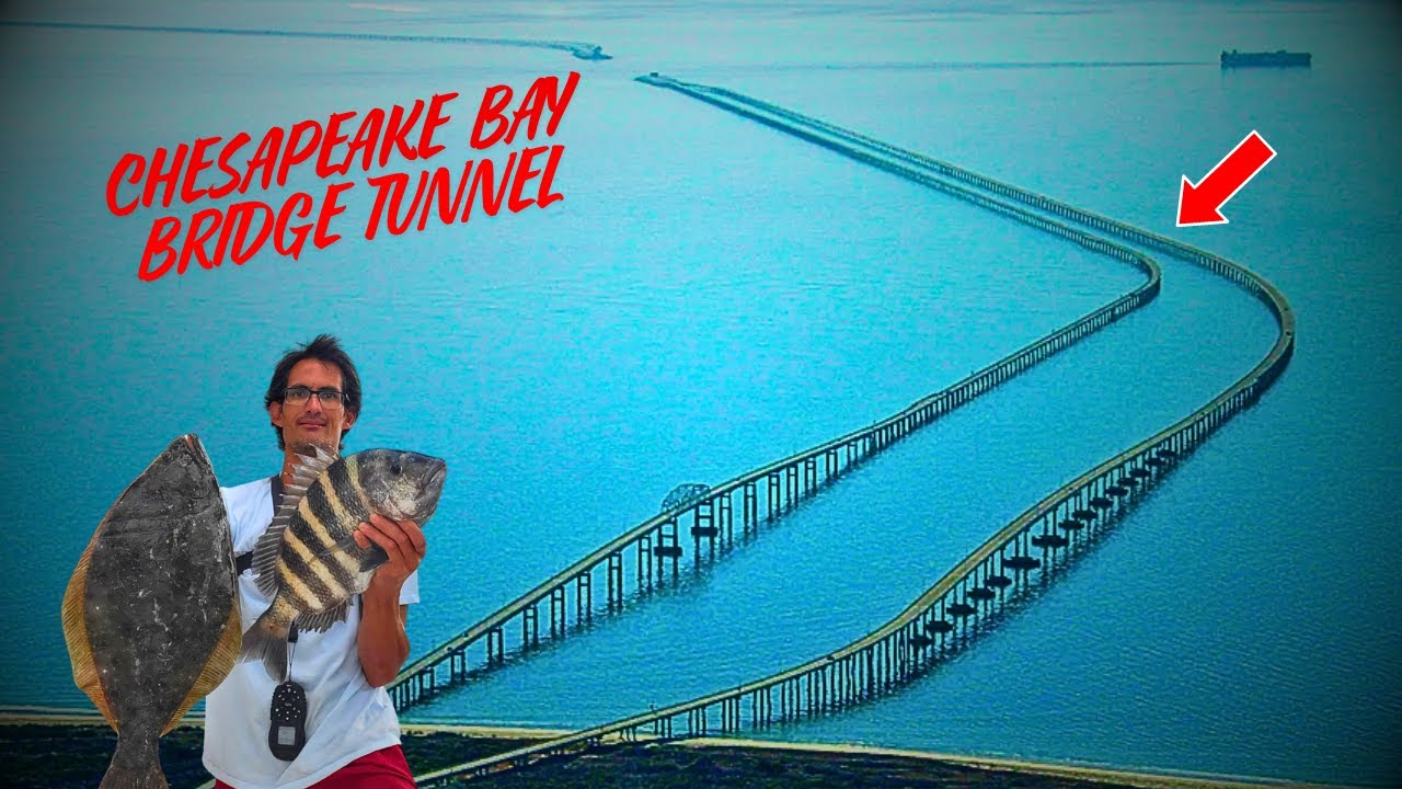 Fishing the LONGEST Bridge Tunnel in the U.S! (Catch, Clean, and Cook the Worst TRASH FISH)