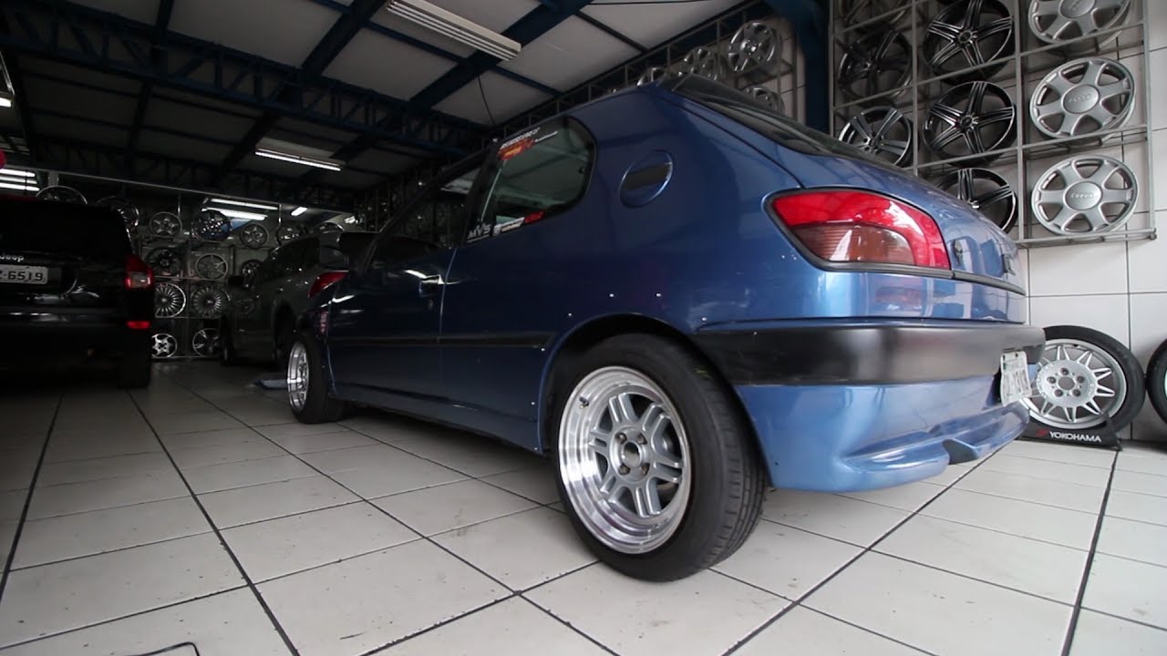 PEUGEOT 306 TURBO COM RODAS NOVAS (ft. Gim Rodas Esportivas)