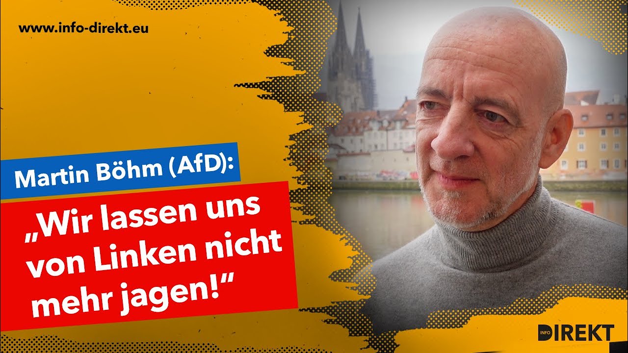 Martin Böhm (AfD): „Wir lassen uns von Linken nicht mehr jagen!“