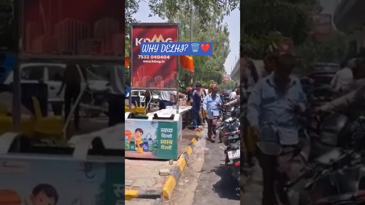 SHOCKING! People Throw Garbage on Delhi Streets Despite Nearby Dustbins 😡 | Civic Sense Crisis