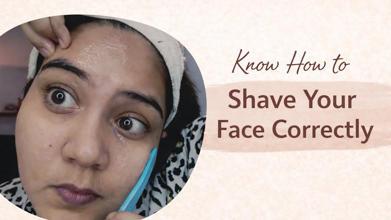 How to shave face correctly?