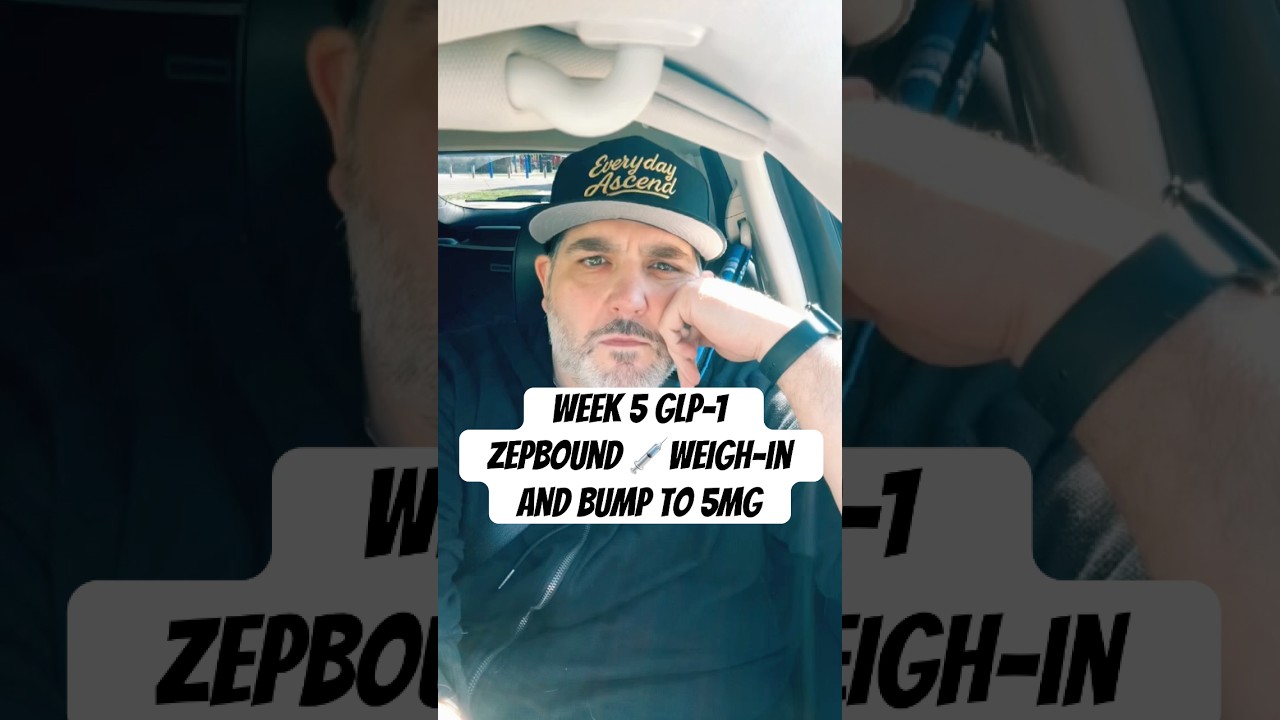 Week 5 Update &mdash; First Week on 5mg Zepbound #glp1 #zepbound #weightlossjourney