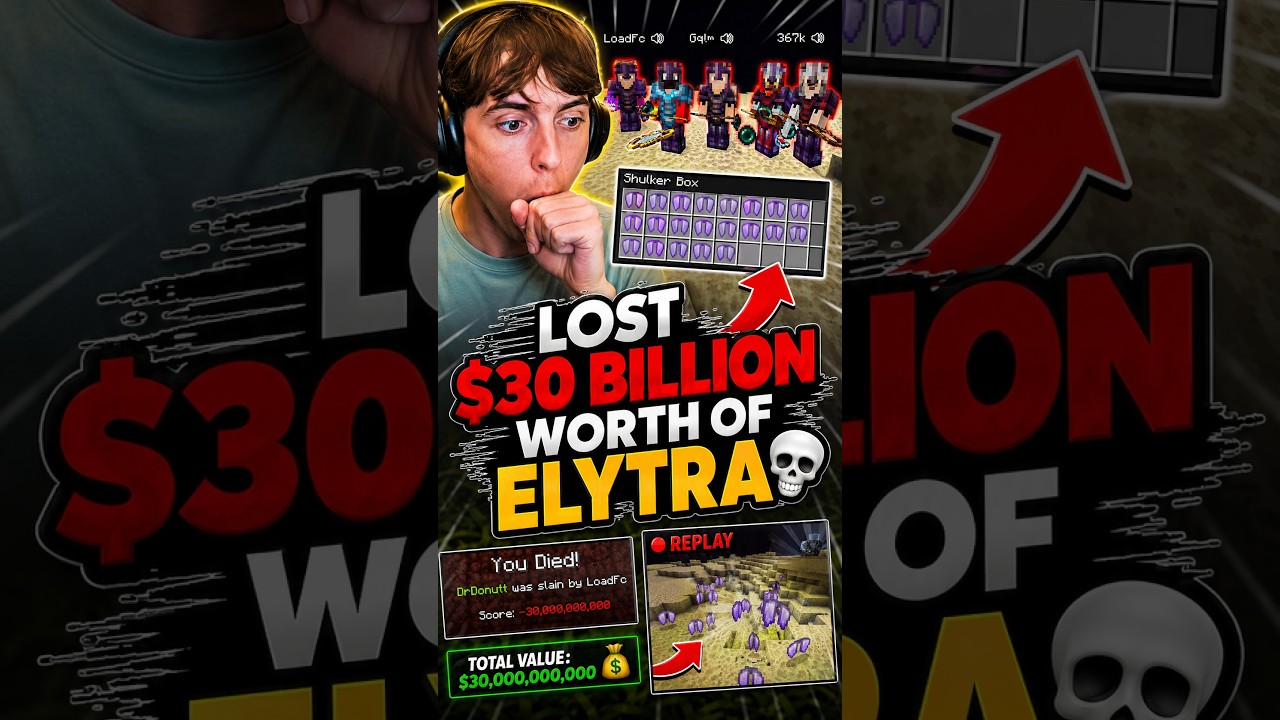 DrDonut Lost $30 Billion Worth of Elytras&hellip; 💀