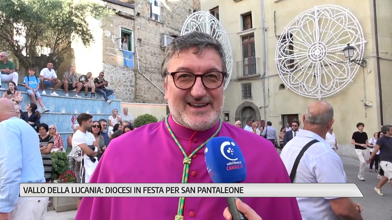 Vallo Della Lucania: diocesi in festa per San Pantaleone