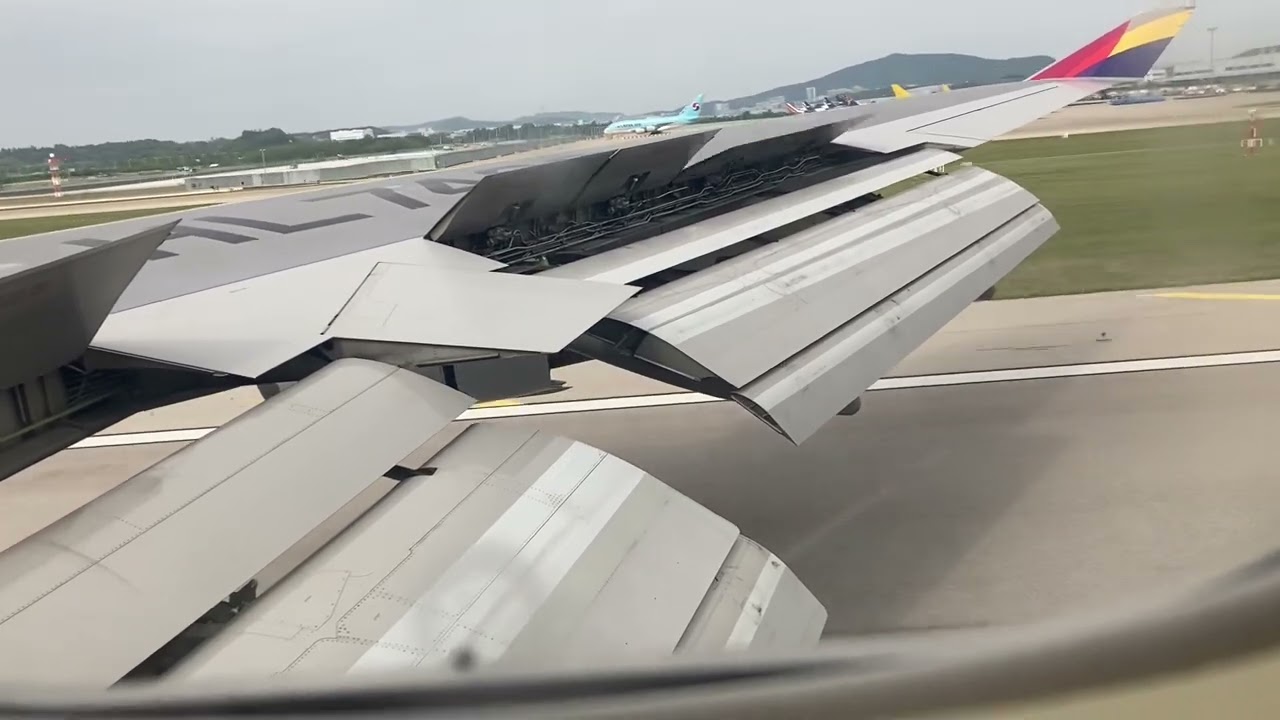 【Asiana B747】Asiana B747 Landing 仁川空港 着陸
