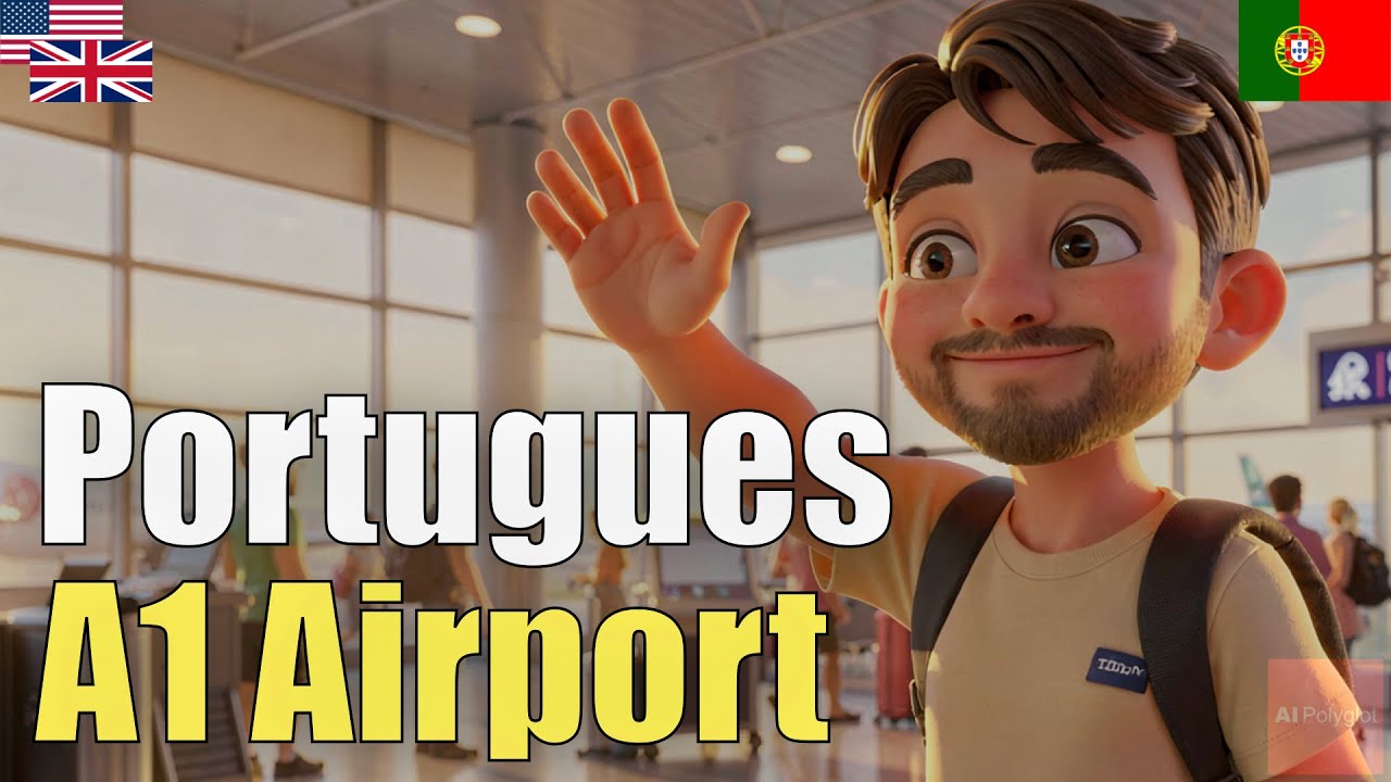 Portugues A1 Airport | Natural Listening | Must-Know