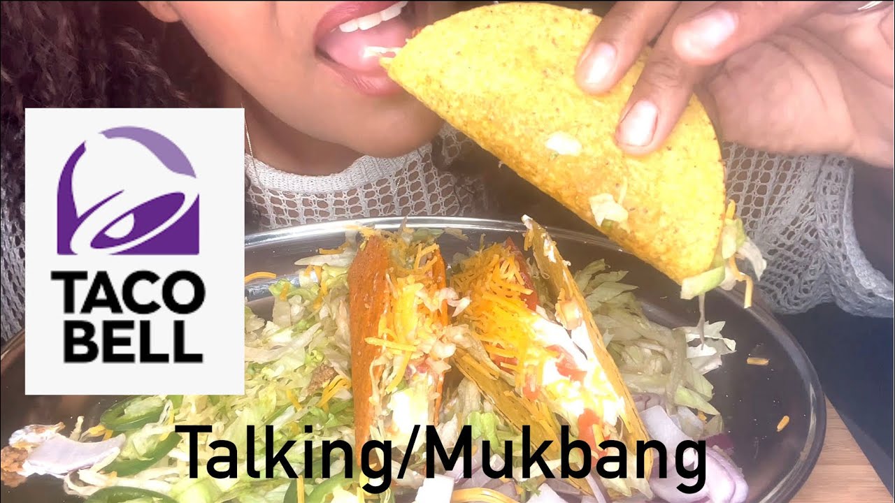 Crunching and Eating Sounds *Crunchy Tacos* (ArianneEats - Mukbang w/TALKING)